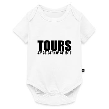 Coordonnées des visites - Body à manches courtes Premium Bébé - blanc - Devant