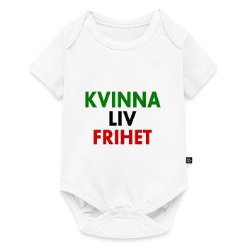 LIBERTÉ DE VIE DE LA FEMME - Body à manches courtes Premium Bébé - blanc - Devant