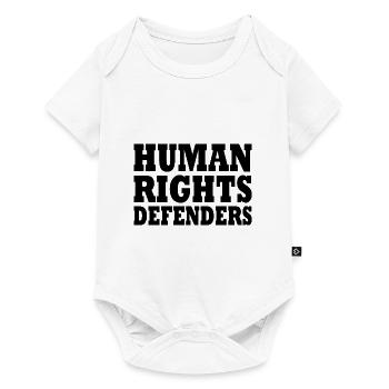 Human rights defenders - Body à manches courtes Premium Bébé - blanc - Devant