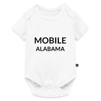 Mobile Alabama USA - Baby Premium Kurzarmbody - Weiß - Vorne