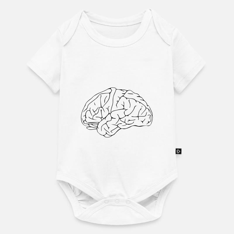 Brain - Baby Premium short-sleeve bodysuit - white