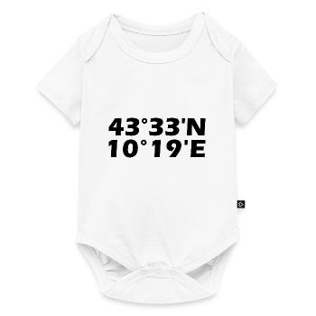 Coordonnées de Livourne - Body à manches courtes Premium Bébé - blanc - Devant