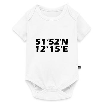 Dessau-Roßlau coordinates - Baby Premium short-sleeve bodysuit - white - Front