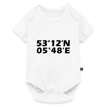 Leeuwarden coordinates - Body à manches courtes Premium Bébé - blanc - Devant