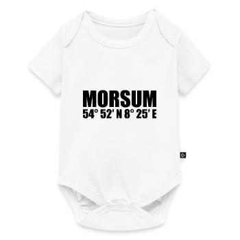 Coordonnées de Morsum - Body à manches courtes Premium Bébé - blanc - Devant