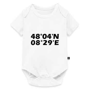 Coordonnées de Villingen-Schwenningen - Body à manches courtes Premium Bébé - blanc - Devant