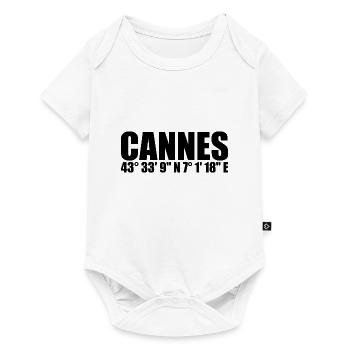 Cannes coordinates - Baby Premium short-sleeve bodysuit - white - Front