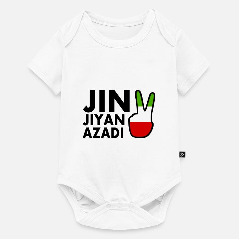 jin jiyan azadi - Body à manches courtes Premium Bébé - blanc
