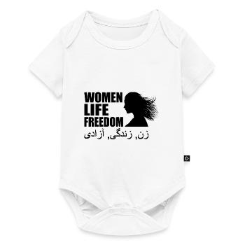 Women life freedom - Body à manches courtes Premium Bébé - blanc - Devant