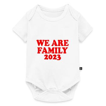 We are family 2023 - Body à manches courtes Premium Bébé - blanc - Devant
