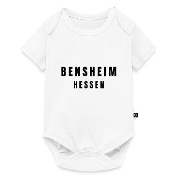 Bensheim, Hesse - Baby Premium short-sleeve bodysuit - white - Front