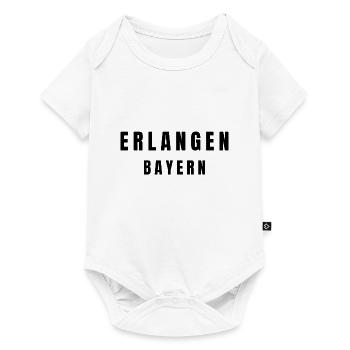 Erlangen Bayern - Baby Premium Kurzarmbody - Weiß - Vorne