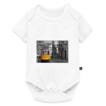 Lisbon Tram - Baby Premium short-sleeve bodysuit - white - Front