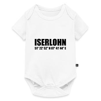 Iserlohn Koordinaten - Baby Premium Kurzarmbody - Weiß - Vorne
