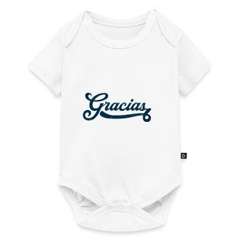 Gracias - Baby Premium Kurzarmbody - Weiß - Vorne