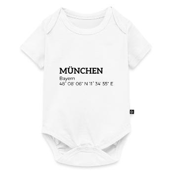 les coordonnées Munich Bavière - Body à manches courtes Premium Bébé - blanc - Devant
