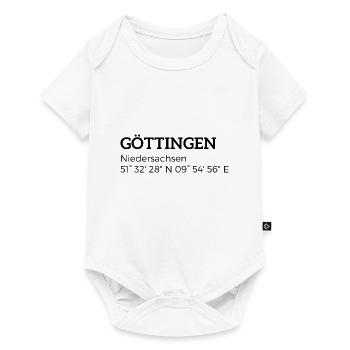 Göttingen Lower Saxony coordinates - Baby Premium short-sleeve bodysuit - white - Front