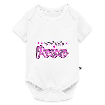 Weltbeste Patentante - Baby Premium Kurzarmbody - Weiß - Vorne