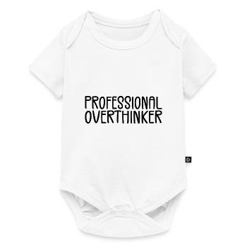 Professional Overthinker - Baby Premium short-sleeve bodysuit - white - Front