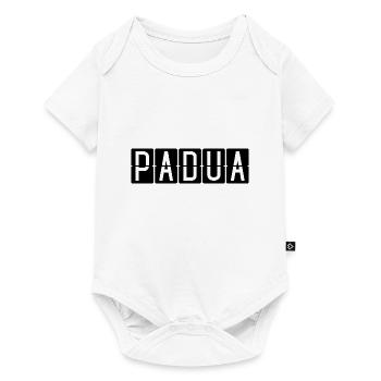 Panneau de l’aéroport de Padoue - Body à manches courtes Premium Bébé - blanc - Devant