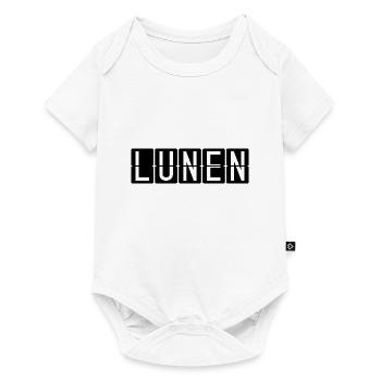Lünen Flughafentafel - Baby Premium Kurzarmbody - Weiß - Vorne