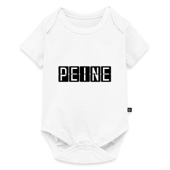 Panneau de l’aéroport de Peine - Body à manches courtes Premium Bébé - blanc - Devant