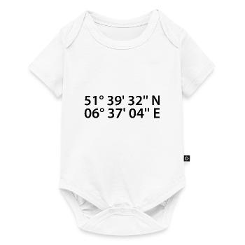 Wesel coordinates - Baby Premium short-sleeve bodysuit - white - Front