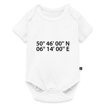 Stolberg (Rheinland) Koordinaten - Baby Premium Kurzarmbody - Weiß - Vorne