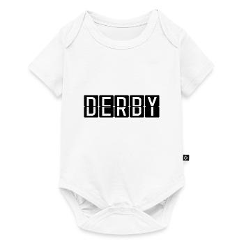Derby Airport Sign - Baby Premium short-sleeve bodysuit - white - Front