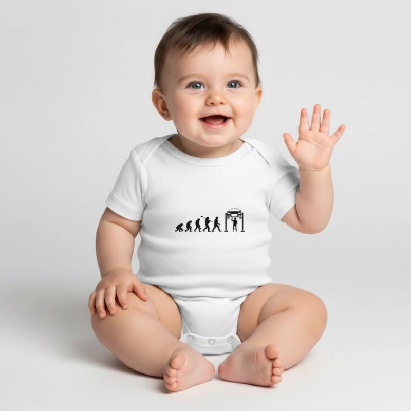 Mechanical evolution Baby Premium short-sleeve bodysuit