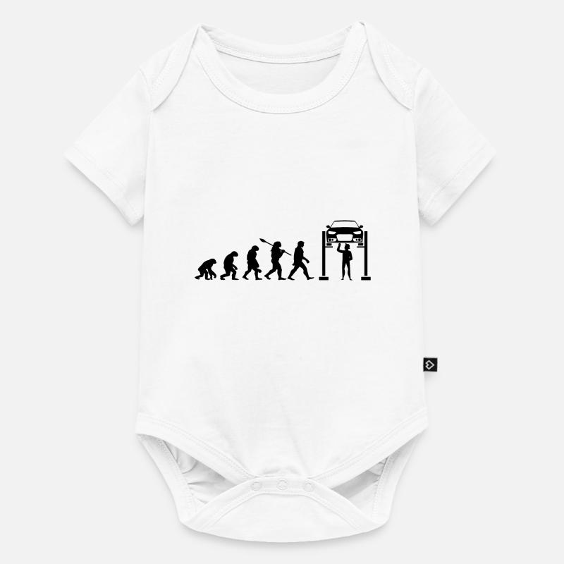 Evolution mécanique - Body à manches courtes Premium Bébé - blanc
