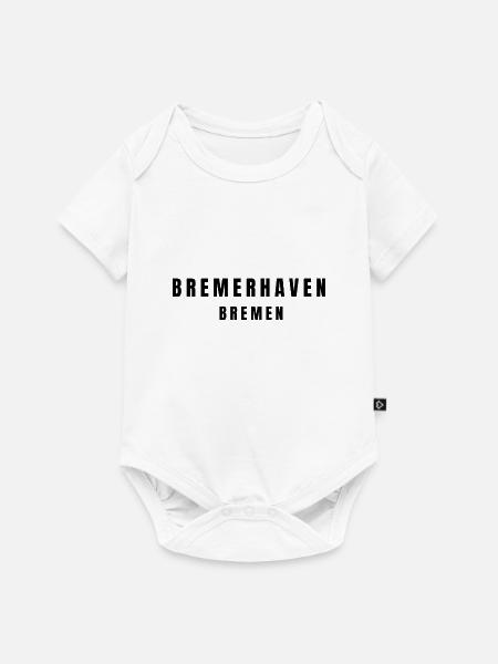 Bremerhaven Bremen - Baby Premium Kurzarmbody - Weiß