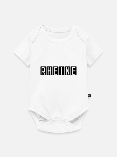Rheine Flughafentafel - Baby Premium Kurzarmbody - Weiß