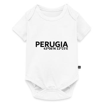 Coordonnées de Pérouse - Body à manches courtes Premium Bébé - blanc - Devant