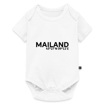 Coordonnées de Milan - Body à manches courtes Premium Bébé - blanc - Devant