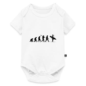Surf Evolution - Baby Premium Kurzarmbody - Weiß - Vorne