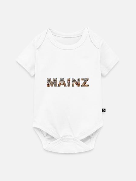 Mainz Hund - Baby Premium Kurzarmbody - Weiß
