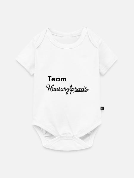 teamahausarzt - Baby Premium Kurzarmbody - Weiß