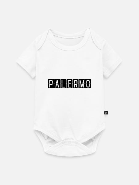 Palermo Flughafentafel - Baby Premium Kurzarmbody - Weiß