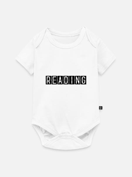 Reading Flughafentafel - Baby Premium Kurzarmbody - Weiß