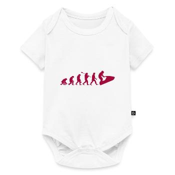 Jetski Evolution Water Sports Jetboot - Baby Premium short-sleeve bodysuit - white - Front