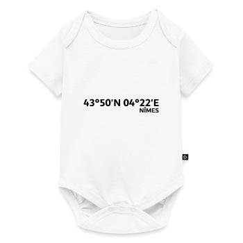 Coordonnées de Nîmes - Body à manches courtes Premium Bébé - blanc - Devant