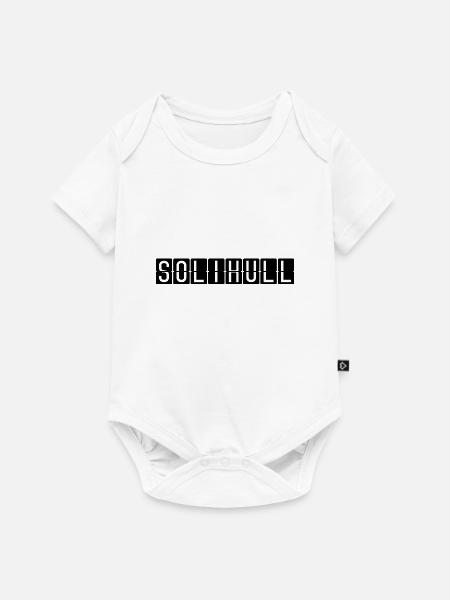 Solihull Flughafentafel - Baby Premium Kurzarmbody - Weiß
