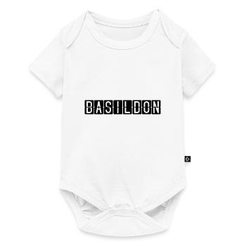Panneau de l’aéroport de Basildon - Body à manches courtes Premium Bébé - blanc - Devant