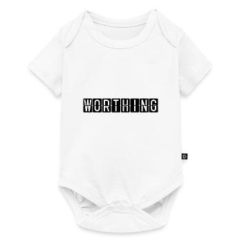 Worthing Airport Sign - Baby Premium short-sleeve bodysuit - white - Front
