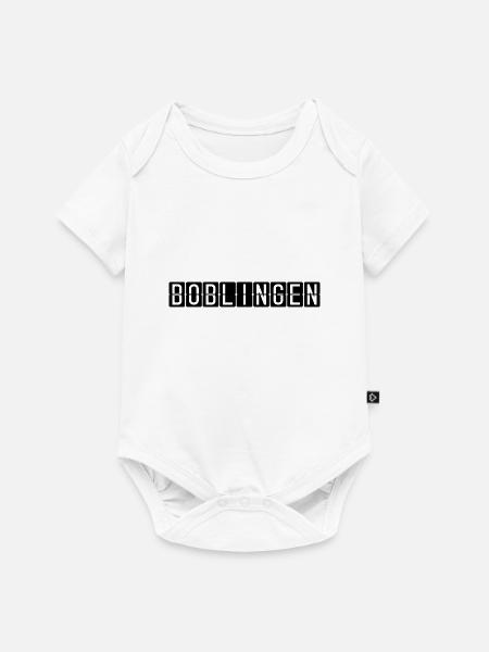 Böblingen Flughafentafel - Baby Premium Kurzarmbody - Weiß