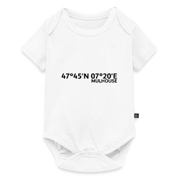 Coordonnées de Mulhouse - Body à manches courtes Premium Bébé - blanc - Devant