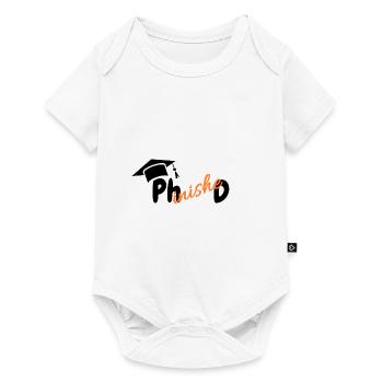 Diplômé Doctor Phinished University réussi - Body à manches courtes Premium Bébé - blanc - Devant