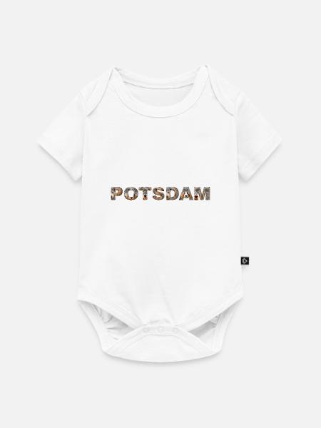 Potsdam Hund - Baby Premium Kurzarmbody - Weiß