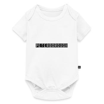 Peterborough Airport Sign - Baby Premium short-sleeve bodysuit - white - Front